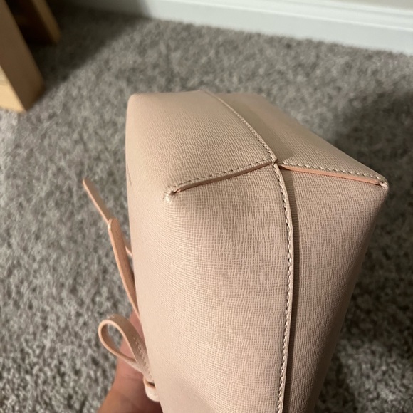 Mansur Gavriel MINI MINI BUCKET BAG Rosa Saffiano with dust bag included - Picture 5 of 9